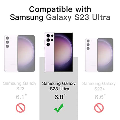 JETech Magnetic Case for Samsung Galaxy S23 Ultra, Lilac - color: Lilac