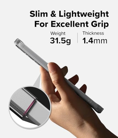 Ringke for Samsung Galaxy S25 FE Case [Fusion Matte Clear] | Oil & Dirt Resistant, Anti-Fingerprint Technology Prevents Oily Smudges, Frosted Coating Feels Velvety Soft - size: Galaxy S25 FE