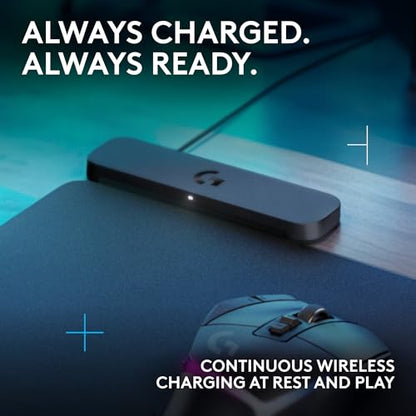 Logitech G POWERPLAY 2 Wireless Charging Mouse Pad - Black - size: Large