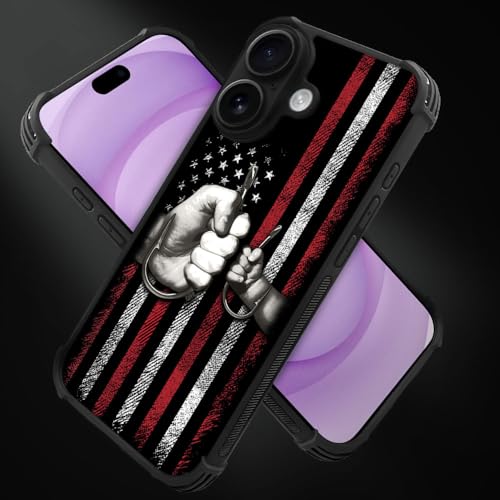 case for iPhone 17,Compatible with Magsafe,All-Round Protection Shockproof Anti-Scratches TPU Case Cover-Fishing American Flag - color: Fishing American flag, size: IPhone 17