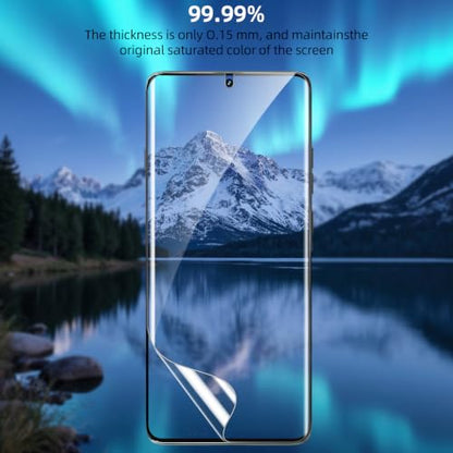 3 Pack Screen Protector for Motorola Edge 2025, Premium Soft TPU (Not Glass), Self-Healing, Full Coverage, Touch Sensitive, Bubble Free, HD Clear Screen Protector for Moto Edge 2025