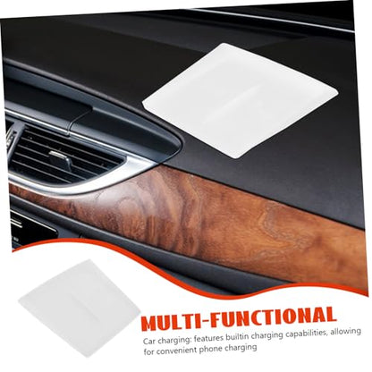 Center Console Charging Mat Silicone Anti-Skid Pad with Charging