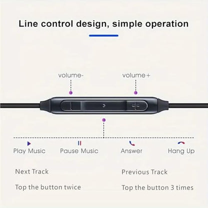 2026 Completely Upgraded Version Earbuds Stereo in-Ear Headphones 3-Year Warranty for Samsung Galaxy S25 S24 S23 S22 S21 S20, Note 10, 10+ with Microphone and Volume Remote Type-C Connector-Black - style: 2026 Completely Upgraded Version USB-C