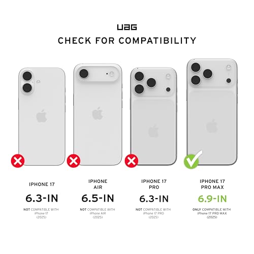 URBAN ARMOR GEAR UAG Designed for iPhone 17 Pro Max Case Pathfinder SE - Compatible with MagSafe Military Grade Protective Cover, Midnight Camo - color: Pathfinder SE - Midnight Camo