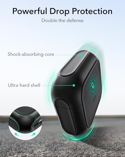 ESR for AirPods 5/4 Case (2026/2024), Compatible with MagSafe, Black - color: Black, size: AirPods 5&4 Case