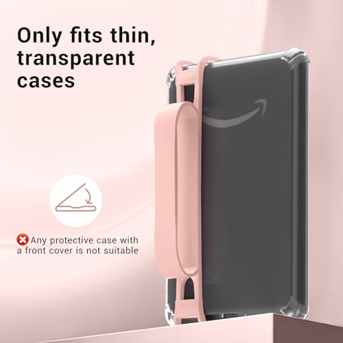 CoBak Secure Hand Strap for Ebook Reader, Lightweight, Elastic, Blush - color: Blush