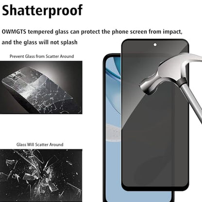 2 Pack Privacy Screen Protector for Motorola Moto G 5G 2023 - color: [Privacy]-Moto G 5G 2023