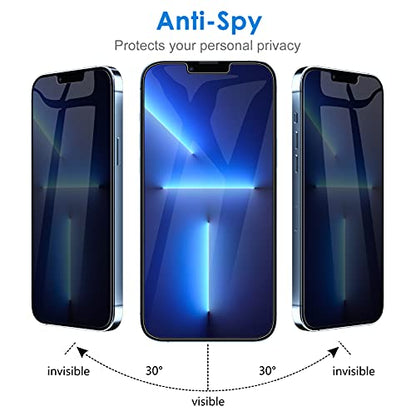JETech Privacy Screen Protector for iPhone 13 Pro Max, 2-Pack - size: iPhone 13 Pro Max