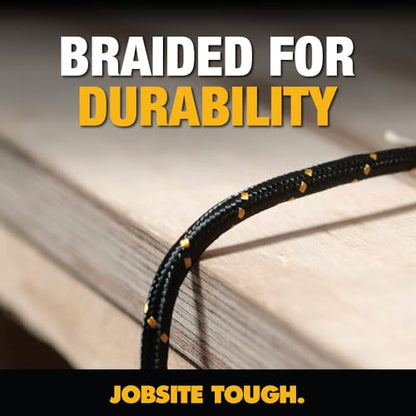 DEWALT Heavy Duty USB A to Lightning Cable [Apple MFi Certified], 6FT - size: 6 feet