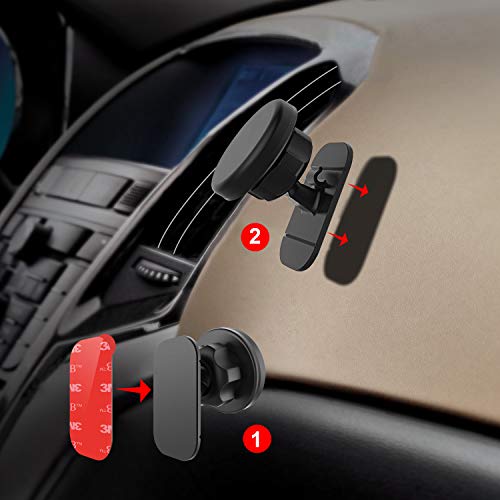 APPS2Car 3M VHB Adhesive Pads Double-Sided Replacement Mounting Tape 4-Pack - size: Rectangle - 1.9"x1.1"