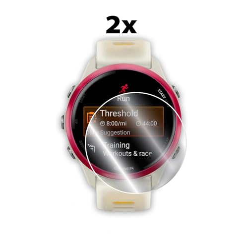 IPG for Garmin Forerunner 570-42mm Hydrogel Screen Protector (2 Units) Invisible HD Clear Film Anti Scratch Guard-Smooth/Self-Healing/Bubble for Forerunner570-42mm - size: Forerunner 570-42mm