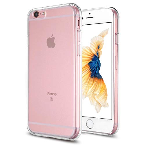 TENOC Phone Case Compatible with iPhone 6 Plus & iPhone 6s Plus, Clear Case Shockproof Protective Bumper Slim Cover for 5.5 Inch - color: Clear, size: iPhone 6/6s Plus