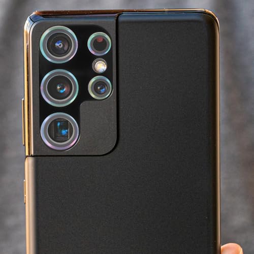 Luxshiny 4pcs Ultra Tempered Camera Lens Protector for Compatible Ultra Anti-scratch Film with High Hardness and Adhesive Easy Installation Lens Protection Cover