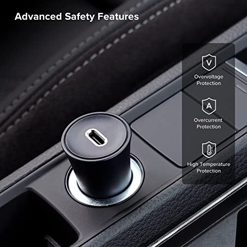 iOttie RapidVolt 20W Car Charger. Type C High-Speed USB-C Phone Charger Power Adapter for Apple, Android, and Samsung Phones and Tablets - style: Car Charger