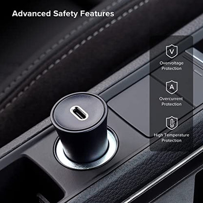 iOttie RapidVolt 20W Car Charger. Type C High-Speed USB-C Phone Charger Power Adapter for Apple, Android, and Samsung Phones and Tablets - style: Car Charger