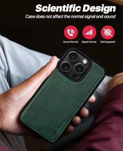OCASE for iPhone 16 Pro Max Case Detachable Wallet Case with Card Holder, 2 in 1 Pu Leather Flip Folio with RFID Blocking Stand Wrist Strap Shockproof Phone Cover 6.9 Inch 2024, Blackish Green - color: Blackish Green, size: iPhone 16 Pro Max