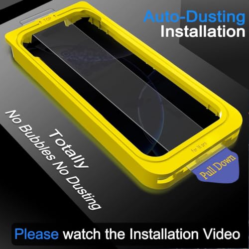 Ferilinso Privacy Screen Protector for iPhone 16 Pro, Tempered Glass - size: iPhone 16 Pro 6.3 INCH