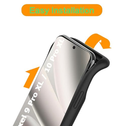 Battery Case for Pixel 9 Pro XL/10 Pro XL,10000mAh Portable Protective Wireless Case Support Carplay Compatible with Pixel 9/10Pro XL(6.8 inches) Rechargeable Extended Battery Charger Cover (Black) - size: for Pixel 9 Pro XL/10 Pro XL