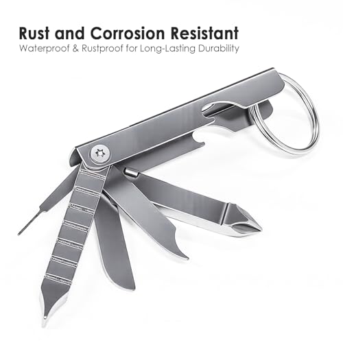 TENOC 7-in-1 Multi-Tool Keychain