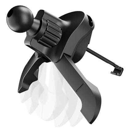 Air Vent Clip for Car Mount with [ Diameter 0.67 in (17 mm)] Joint Ball, Phone Vent Clip for Most Car Phone Holder&Wireless Car Charger, Black - style: Air Vent Clips
