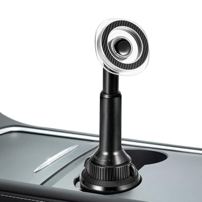 OQTIQ Phone Cup Holder for Car Mount for MagSafe, Quick Extension Long Arm - color: Clear