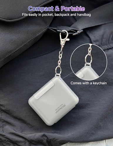 PROfezzion SD Card Holder Case for 4 SD/SDXC/SDHC & 8 microSD TF Memory - color: Grey - 12 Slots