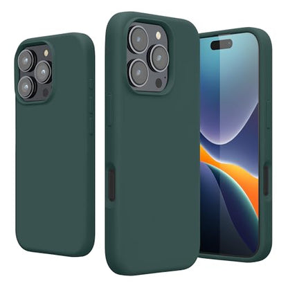 kwmobile Case Compatible with Apple iPhone 16 Pro Case - TPU Silicone Phone Cover with Soft Finish - Blue Green - color: blue green, size: iPhone 16 Pro