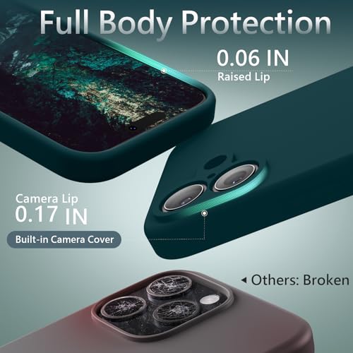 FireNova Magnetic for iPhone 17 Case, 6.3", Teal | Compatible with MagSafe, Integrated Silicone Camera Control Button, Camera Protection, Anti-Scratch Soft Microfiber Lining - color: Teal, size: Iphone 17