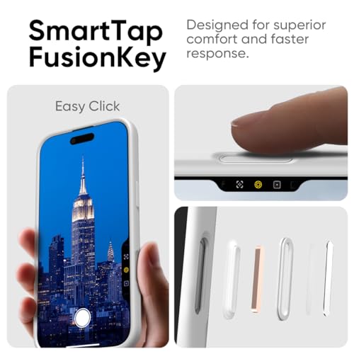 FLOLAB Surtect Tri-Fusion Magnetic for iPhone 17 Air Case Protective Slim Design Magsafe Compatible Military Grade - White Clear - color: White Clear, size: iPhone 17 Air