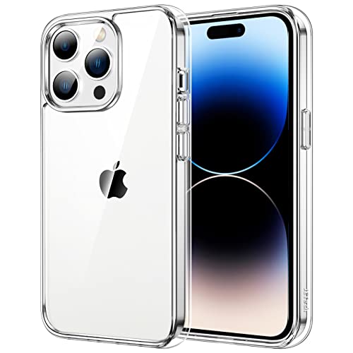JETech Case for iPhone 14 Pro Max 6.7-Inch, Non-Yellowing Shockproof Phone Bumper Cover, Anti-Scratch Clear Back (Clear) - color: Clear, size: iPhone 14 Pro Max