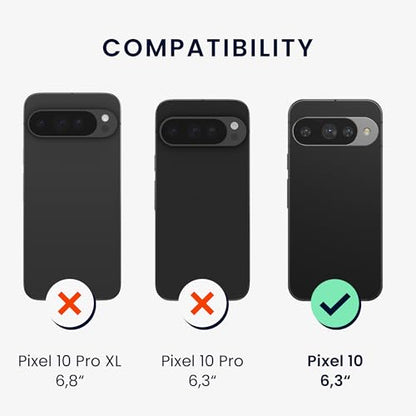kwmobile Case Compatible with Google Pixel 10 - Clear Case Soft Slim Flexible Protective TPU Phone Cover - Transparent - size: Pixel 10