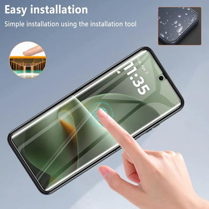 3-Pack Screen Protector for Motorola Moto Razr+ Plus 2026 Flexible TPU Film, HD Clear Bubble-Free Self-Healing, Support Fingerprint Unlock Protective Cover Film for Moto Razr Plus 2026 - size: Motorola Razr+ Plus 2026