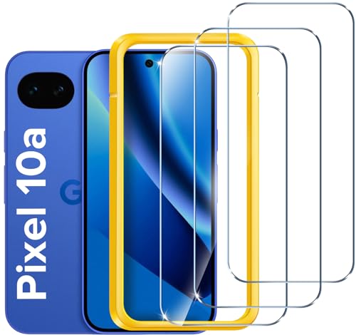 ivoler Screen Protector for Google Pixel 10a 6.3" Tempered Glass 3-Pack - size: Pixel 10a 6.3'