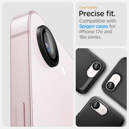 Spigen Camera Lens Protector for iPhone 16e/17e - Black