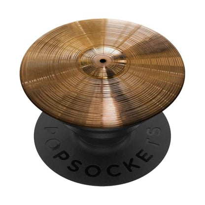 Drummer Drums Drumming Drum Set Music Lover Drum Cymbal PopSockets Adhesive PopGrip - style: Adhesive PopGrip