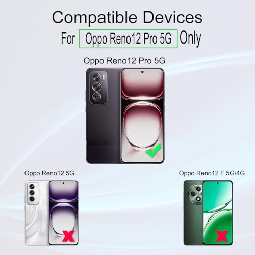 Ibywind for Oppo Reno12 Pro 5G Screen Protector,2-Pack,Hydrogel Film with Camera Lens Protector,Easy Installation Tool,Bubble-Free,Fingerprint Unlock Compatible,Anti-Shatter,Anti-Scratch