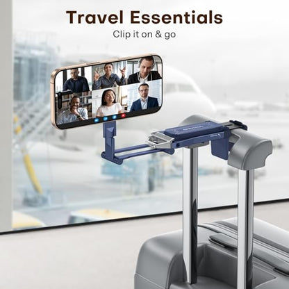 OMOTON TP02 360°Rotating Adjustable Aluminum for MagSafe Tripod, Navy Blue - color: 3-Navy Blue