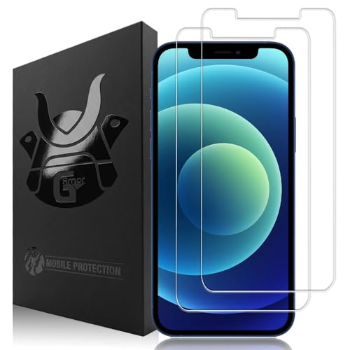 2 Pack Glass Screen Protector for iPhone 12 Mini | 9H Premium Tempered Glass, Lifetime Replacement, Ultra Clear, Scratch Resistant, Phone Case Compatible, Screen Saver - size: iPhone 12 Mini