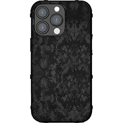 EGO TACTICAL Limited Edition Rugged Shield case Compatible with iPhone 14 Pro [6.1" Screen] Printed in The USA Black Ops Subdued Digital Camouflage - color: Black Ops Subdued Digital Camouflage, size: iPhone 14 Pro (6.1")