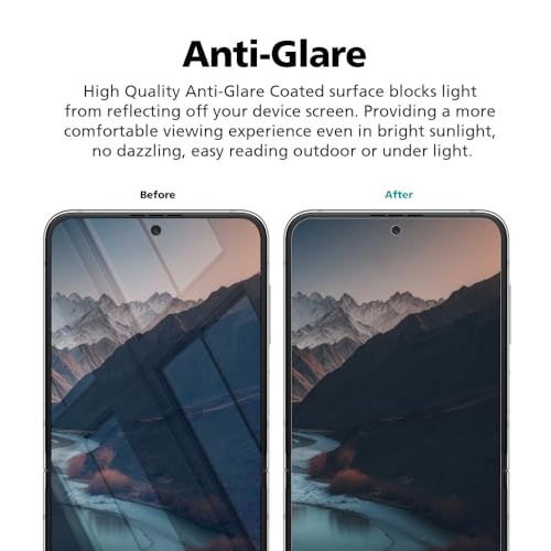 2-Pack Anti Glare Matte Privacy Screen Protector for Samsung Galaxy S23 Plus [0.1S Fingerprint ID Unlock][Anti Spy PET Flexible Film][Anti Fingerprint][Bubble-Free Easy Installation with Alignment Jig] - size: Galaxy S23 Plus