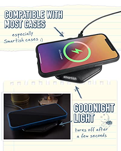 Smartish Fast Wireless Charger - Charge Island - Qi-Certified 15W Universal Charging Pad [Textured & Non-Slip] for iPhone, Samsung Galaxy, AirPods Pro, Qi-Enabled Devices - Chef's Special - color: {Chef's Special}, size: CHARGE ISLAND