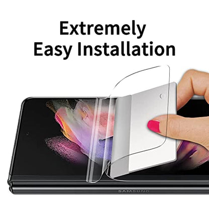 [5+2 5 Anti-glare (matte) TPU film Screen protector + 2 Lens Protector for Oneplus 13R 5G 2025 (Not Oneplus 13) Easy to Install Scratch Resistant [Perfect Fit for 3D edge Screen]