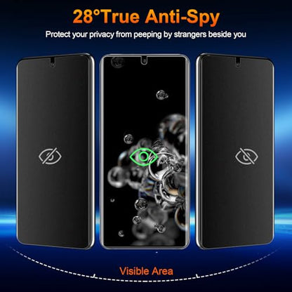 2 Pack for Samsung Galaxy S20 Ultra Anti-Glare Matte Privacy Screen Protector 6.9 inch, Smooth and Responsive Touch Flexible EPU Film, [Support Fingerprint Unlock] [Self-Healing] [Not Glass] - size: Samsung Galaxy S20 Ultra