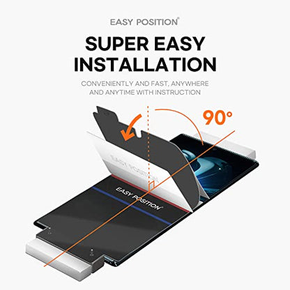 Screen Protector Film (3-Pack) for Galaxy S22 Ultra, [Matte] Anti Glare, Fingerprint Compatible Perfect Touch, Easy Installation with Guide tool
