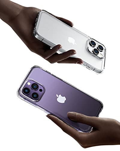 Mkeke for iPhone 14 Pro Case Clear, [Military Grade Protection] [Not Yellowing] Shockproof Acrylic Phone Case for Apple iPhone 14 Pro 2022 - size: for iPhone 14 Pro Case 6.1"