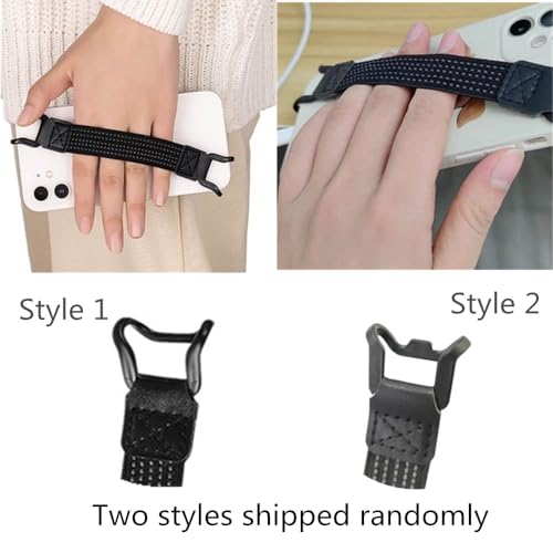Phone Strap Security Hand Strap Holder, Mobile Phone Grip Straps with Clip Handheld Drop Prevention Elastic Bundle Grip Belts for Kindle and Most Smartphones (3 Pcs)