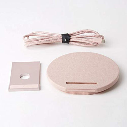 Native Union Dock Wireless Charger Stand - High Speed [Qi Certified] 10W Versatile Fast Wireless Charging Stand - Compatible with iPhone 11/11 Pro/11 Pro Max (Rose) - color: Rose
