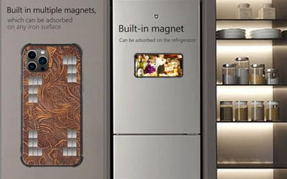 Leather Case Compatible with iPhone 16 Wallet 6.1" Brown | Genuine Leather 2in1 Magnetic Detachable Shockproof Kickstand,Flip Folio Cover with Card Slot,RFID Blocking durable Brown - color: Brown, size: 16