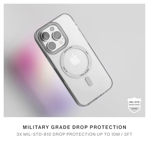Native Union (Re Clear Case – Transparent Anti-Yellowing Case – MagSafe Compatible with Built-in Magnets – Recycled Materials – Ultra-Durable with Military Grade Drop Protection for iPhone 16 Pro - size: iPhone 16 Pro
