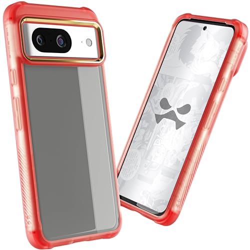 Ghostek Covert Google Pixel 8 Case - Compatible with Wireless Charging, Anti-Scratch Clear Hard Back, Shockproof Phone Cover (6.2 Inch, Pink) - color: Pink [Limited Edition], size: Pixel 8